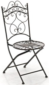 Súprava kovových stoličiek a stola Indra (SET 2+1) - Bronzová