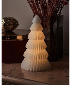 SIRIUS LED svíčka stromeček, bílý, 19cm