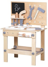 Drevená dielňa pre deti s náradím, ECOTOYS