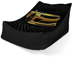 Sablio Sedací vak Lounge Chevrolet Camaro Bodky - 120 x 100 x 80 cm