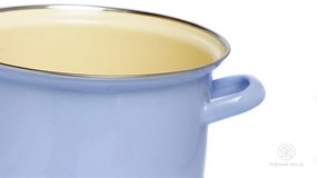 Riess Smaltovaný hrniec nízky - 1,5l - modrý