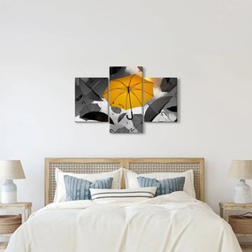 Obraz žltého dáždnika (90x60 cm)