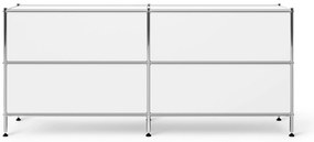 Kovová nízka skrinka »CN3« so 4 zásuvkami, biela