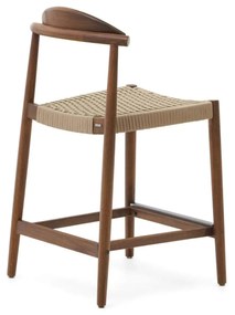 Barová stolička glynis 62 cm orech MUZZA