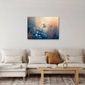 Obraz - Lúka s motýľom (70x50 cm)