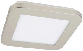 CLX LED panel do kúpeľne NAPOLEONE, 17X17cm, teplá biela, satinový