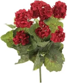 Umelá kytica Muškát, červená%