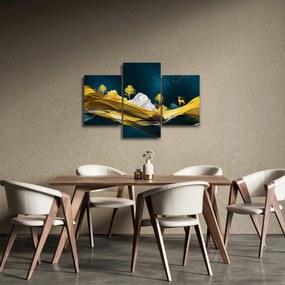 Obraz - Jeleň v krajine (90x60 cm)