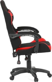 Herná stolička čierna / červená KA-R209 RED