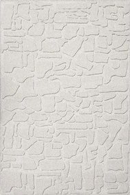 Koberec Agnella Morphic Dunes svetlosivý