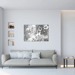 Obraz - Romantická záhrada (90x60 cm)