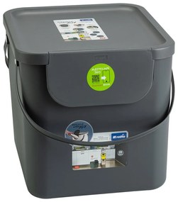 XL - Odpadkový kôš na triedený odpad ALBULA alebo ako kôš na bielizeň, 40 l - antracit