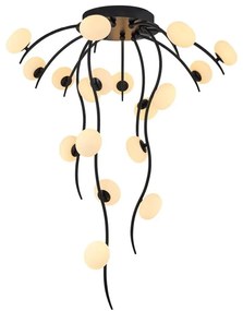 LED Prisadený luster GELA 18xLED/3W/230V 3000K čierna