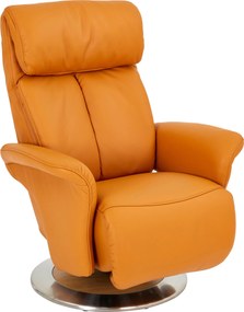 XXXLutz RELAXAČNÉ KRESLO, koža, žltá Himolla - Kreslá - 000297064911