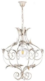 ONLI - Luster na reťazi CONTESSA 1xE27/22W/230V strieborná OL0004