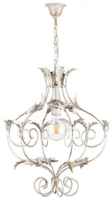 ONLI - Luster na reťazi CONTESSA 1xE27/22W/230V strieborná