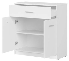 Komoda BRW Nepo Plus 5 (biela) . Vlastná spoľahlivá doprava až k Vám domov. 1098289