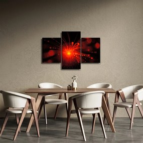 Obraz iskrenie abstrakcie (90x60 cm)