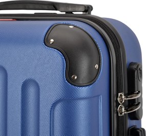 Kabínový kufor na 4 kolieskach 55x39x20cm modrá farba
