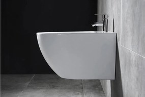 Závesný bidet REA CARLO MINI, biela