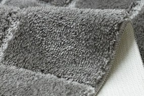Kúpeľňový koberček SUPREME LINES línie, sivý