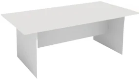 Rokovací stôl PRIMO WHITE, 2000 x 1000 mm, biela