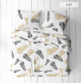 INTERMEDIC SK Palmový list – bavlnené posteľné obliečky 140x200/70x90 cm, zips, tropický vzor