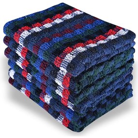 Sada farebných multifunkčných uterákov 6 ks 50x70 cm