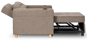 Rozkladacie kreslo JEREMY bežové