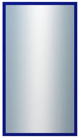 DANTIK - Zrkadlo v rámu, rozmer s rámom 50x90 cm z lišty PERLA modrá lesklá (2877)