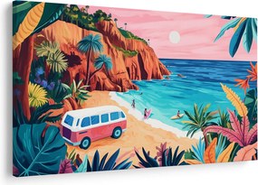 Obraz - Karavan pri oceáne (90x60 cm)