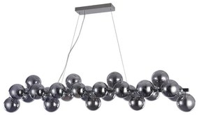 ITALUX PND-5252-A-25-CH+SMK - Luster na lanku CABELLA 25xG9/28W/230V