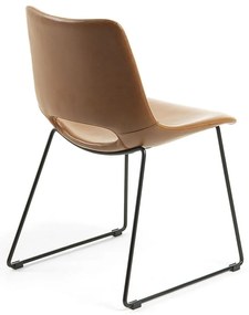 Hnedá jedálenská stolička Kave Home Zahara