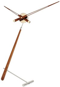 Dizajnové stolné hodiny Nomon Puntero Walnut N 94cm