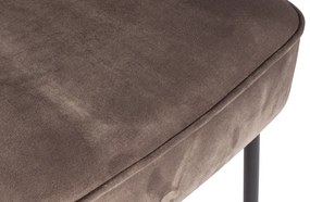 BePureHome Vogue zamatová jedálenská lavica - Oranžová