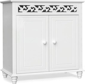 Komoda JERSEY, 76 x 65 x 35 cm, biela Casaria
