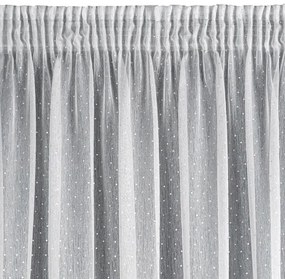 Biela záclona na páske SIBEL 300x150 cm