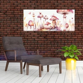 Obraz - Ružová víla (120x50 cm)