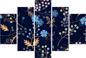 Obraz - Jesenné kvety (150x105 cm)