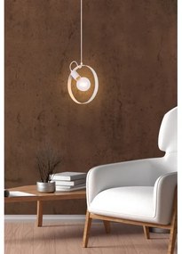 Luster na lanku NEXO 1xE27/40W/230V ružová