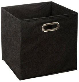 Úložný box Textília II 31x31 cm čierny