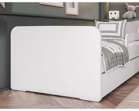 Biela detská posteľ s matracom/s roštom 80x200 cm Duuli – ELTAP