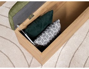 Lavica v zelenej a prírodnej farbe Kumo - Bobochic Paris