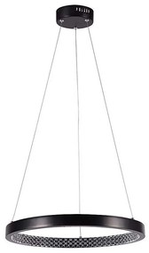 LED Luster na lanku LED/19W/230V 4000K čierna