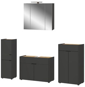 Antracitová kúpeľňová zostava Forano – Germania