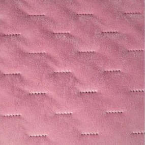 Zamatový prehoz na posteľ ASTRALIA, ružový Rozmer: 170 x 210 cm