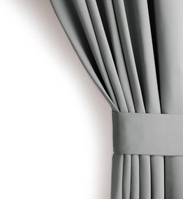 Záves AmeliaHome Blackout s multifunkčnou páskou 140x270 cm strieborný