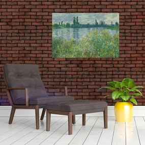 Obraz - Claude Monet, Banks of the Seine, reprodukcia (90x60 cm)
