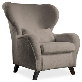 Hnedé kreslo ušiak Miuform Miuf