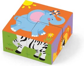 Puzzle kocky Viga 50836 zoo